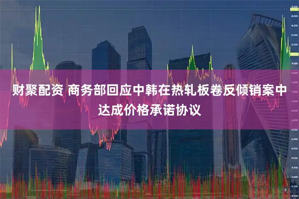 财聚配资 商务部回应中韩在热轧板卷反倾销案中达成价格承诺协议